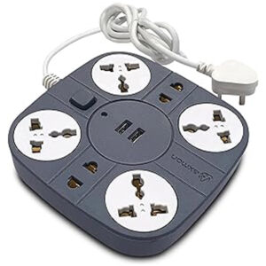 ADDMAX-Extension-Cord-with-USB-Port-,-10A-220-Volts--5060Hz-[6-Socket-Outlet-with-2-USB-Port]-1